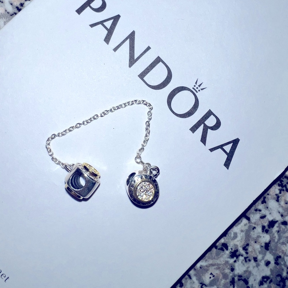 Silver / Gold tone pandora spacer